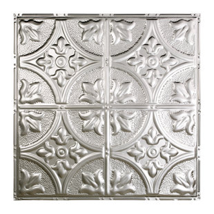 Great Lakes Tin Jamestown 2'x2' Nail-Up Ceiling Tile (Pack of 5)
