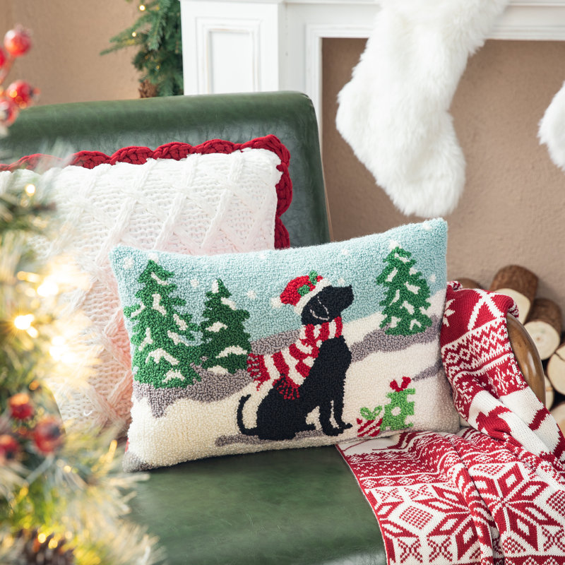 Appliqued Throw Pillow