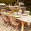 Chaise pliante en bois massif Red Barrel Studio®