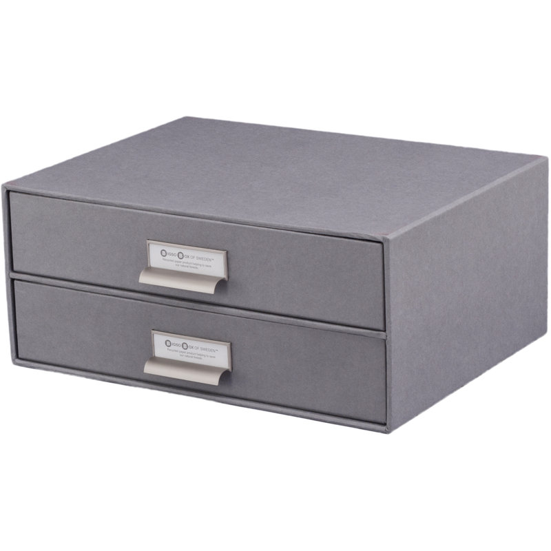 Boîte à documents Bigso Birger, Gris clair