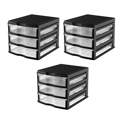 3 Drawer Storage Drawer