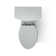 Corbelle Tall Continuousclean Two-Piece Elongated Toilet With Skirted Trapway 1.28 Gpf