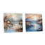 Ensemble de 2 art mural en verre Rivers-1453618340
