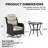 2-person Patio Rattan Seating Group With Headrest-1182246881
