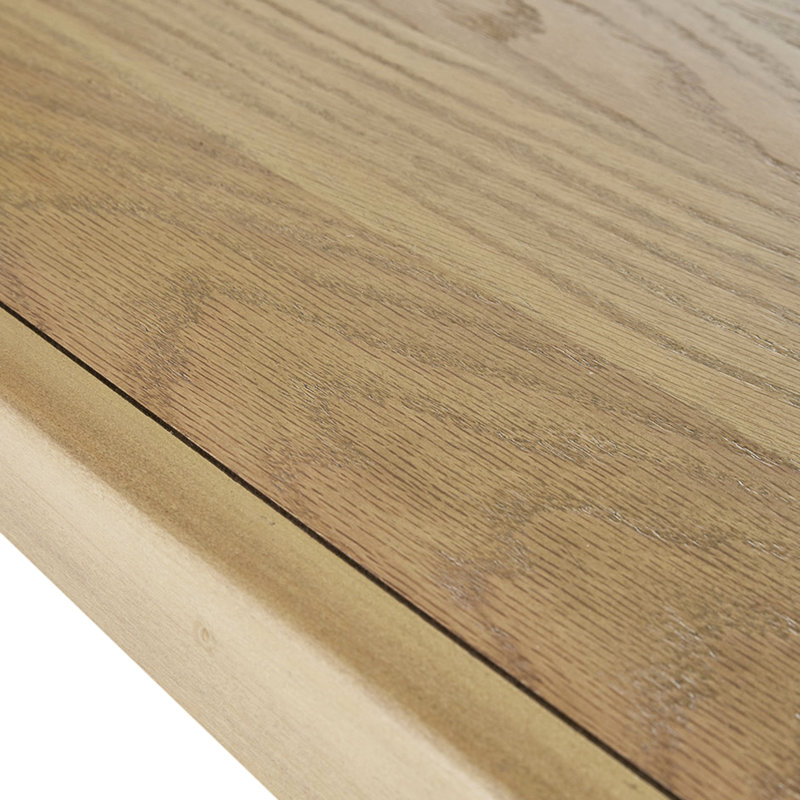Table d'appoint au charme moderne - Structure et plateau en bois massif, étagère de style contemporain, harmonie douce, équilibre parfait