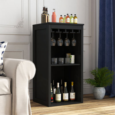 Armoire à vin modulaire avec tablettes de rangement et huche pour salle à manger