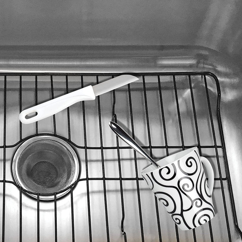 Égouttoir à vaisselle en acier enduit, Noir
