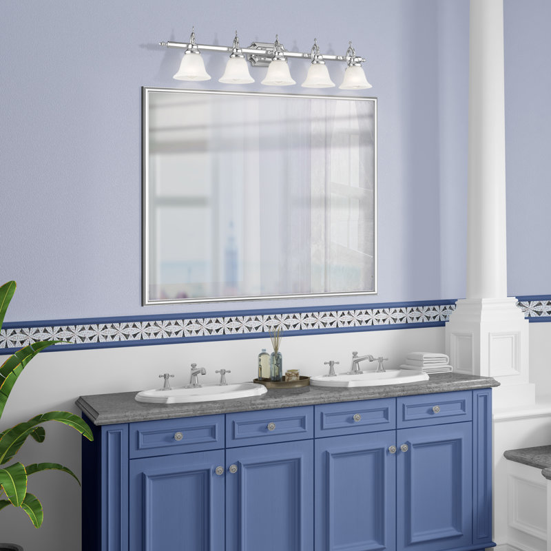 Christiansburg 5 - Light Dimmable Vanity Light, Polished Chrome