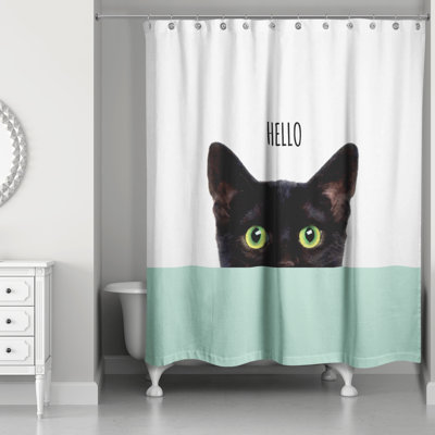 Rideau de douche simple Cats Collection