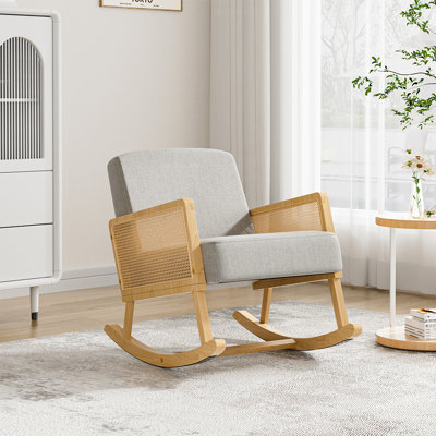 Linen Rocking Chair
