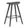 Azizbek Modern 26" Counter Height Backless Bar Stool with Footrest in Faux Leather and Wood