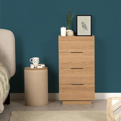 Commode pour la lingerie 4 tiroirs Klazien