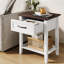 50cm W Manufactured Wood Bedside Table