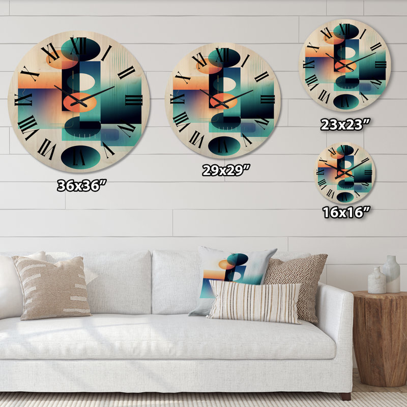 Horloge murale Independence of Curiosity Retro Circular II, Grand