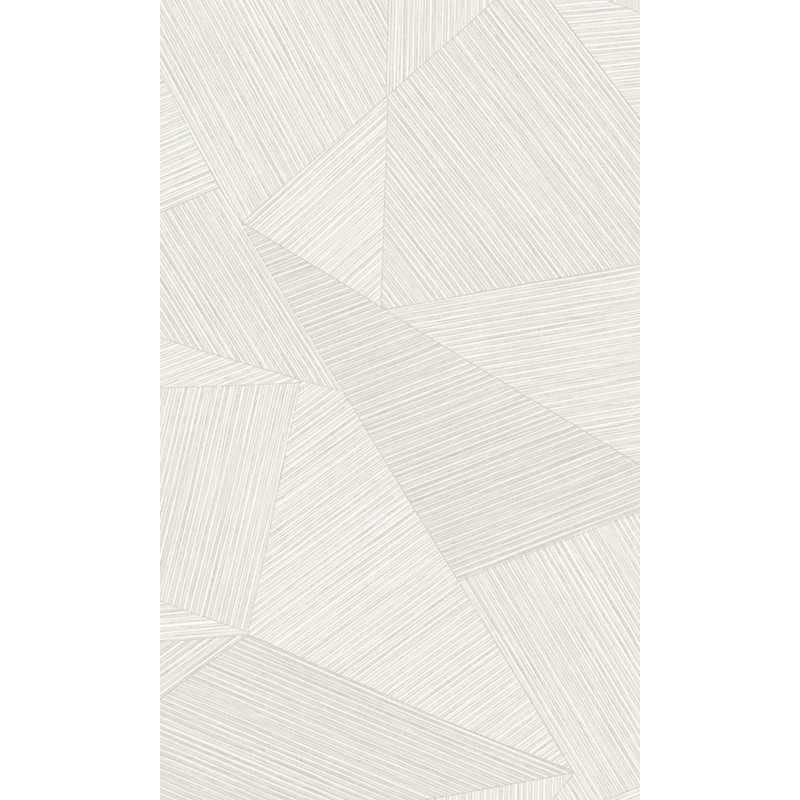 Papier peint formes géométriques Beathe, Crème