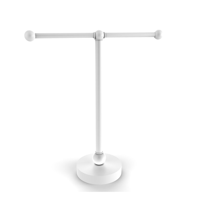 Porte-serviettes 2 comptoirs, Blanc mat