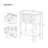 Narrow Console Table, Slim Sofa Table With Three Storage Drawers And Bottom Shelf For Living Room, Easy Assembly (Retro Blue)-1184002610
