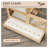 2-Tier Wooden Hamster Cage with Glass Front, Seesaw, Hut and Running Wheel - Natural Wood Finish