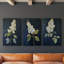 Floral Study Series LV - Ensemble de 3 toiles tendues avec châssis - Prêt à être accroché
