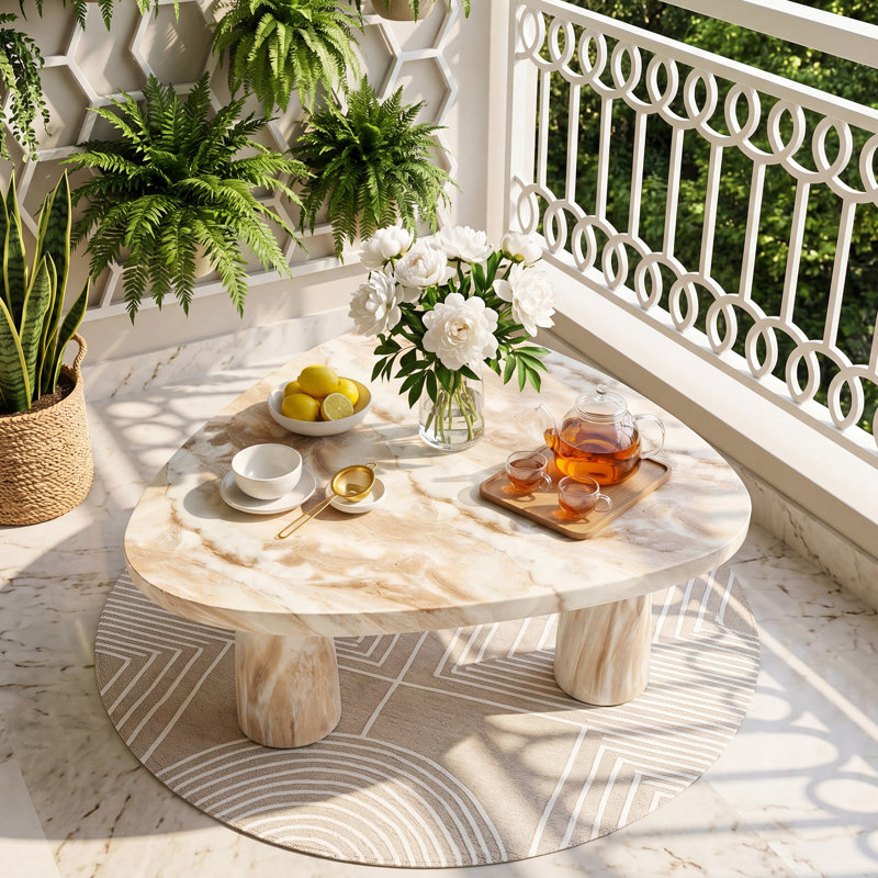 Table basse, Beige