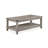 Rustic Style Gray Brown Table For Living Area: Rectangular Coffee & 2 Square End Tables Room : In