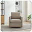 Fauteuil carré pivotant rembourré 360 degrés-1094357289