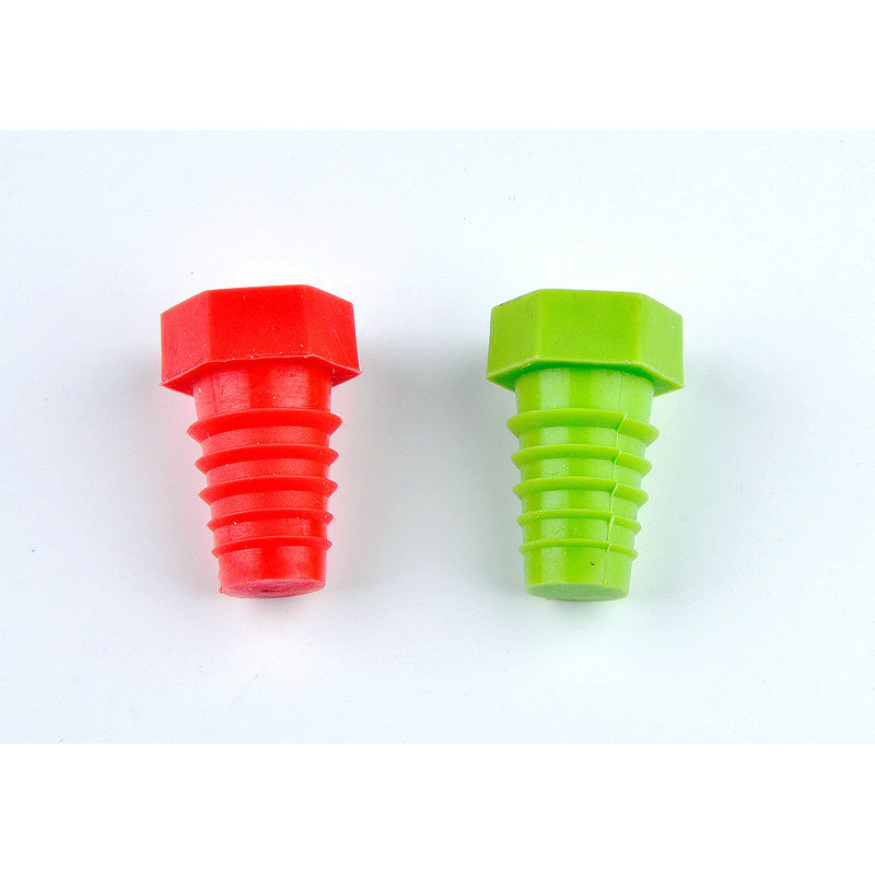 Bouchon de bouteille en silicone boulon