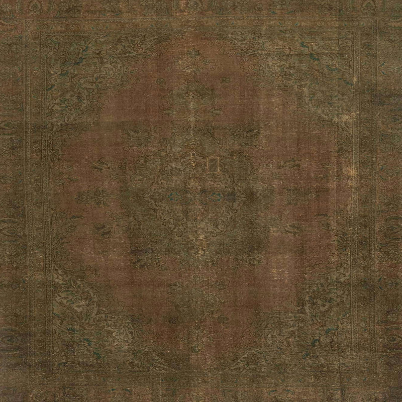 Abstract Indoor Rug, Square 4'