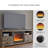 Dazya TV Stand Fireplace for TVs up to 60" Fireplace