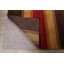 Tapis unique en laine noué à la main Gabbeh nouvel âge de 8 pi 1 po x 10 pi 3 po rouge / brun Harto
