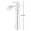 Robinet de salle de bains monotrou avec ensemble de drainage-93528393