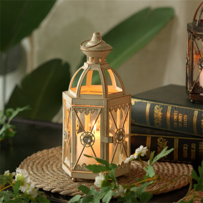 10.43'' H Metal Tabletop Candlestick