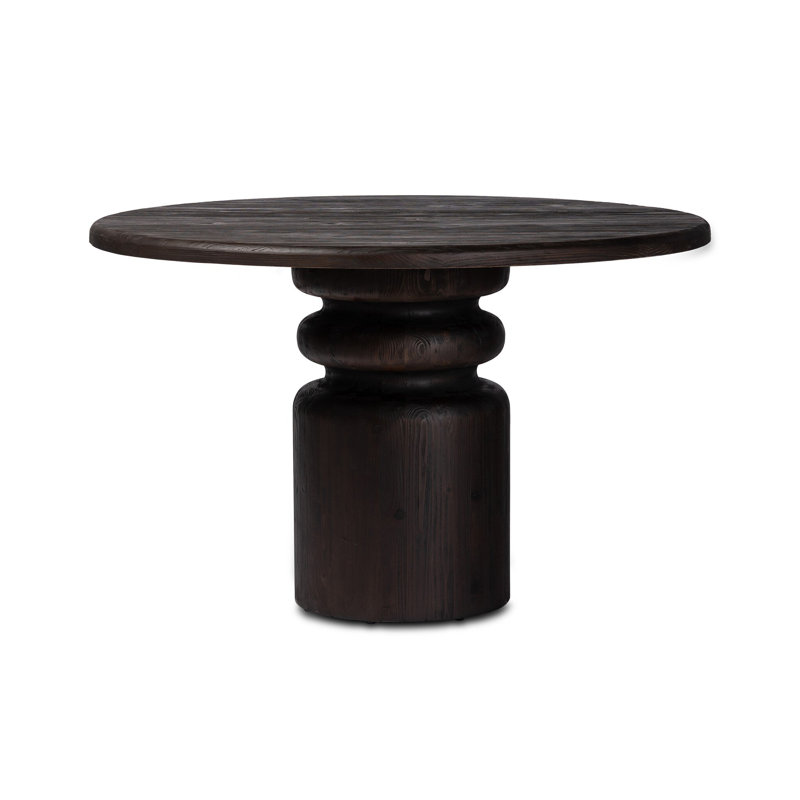 Kerrville Round Pine Wood Dining Table