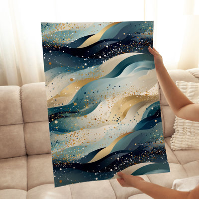 «Abstract Flow Elegance VI», reproduction d'art moderne sans cadre