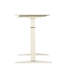 Bureau debout blanc transitionnel réglable de 47 po à hauteur réglable pour usage de bureau blanc, mobilier, capacité de poids de 220 lb,