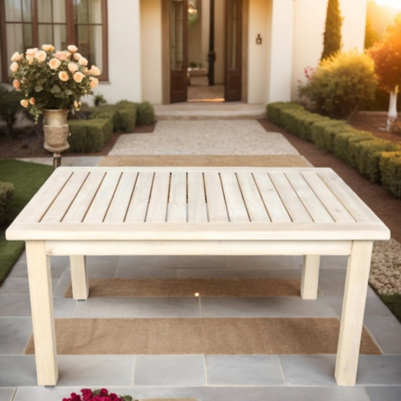 Table basse d'extérieur en bois d'acacia Avah
