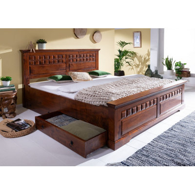 Oxford Solid Wood Storage Bed