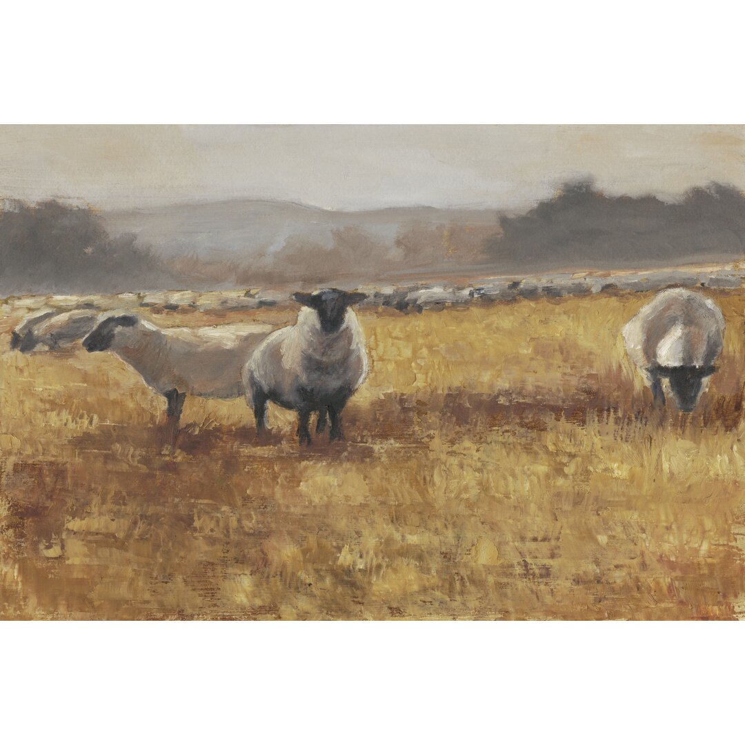 Leinwandbild Grazing at Sunset I von Ethan Harper