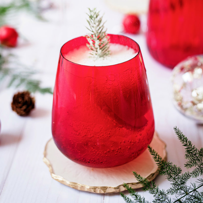 Francesca Wine Glass, Red