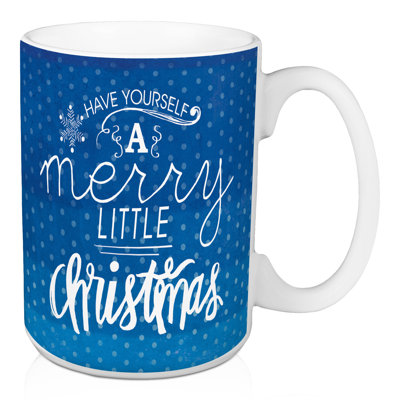 Grande tasse à café merry little christmas Campos