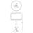 Lampe de table 28,75 po Thatcher-66954411