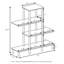 100cm H x 94cm W Plastic Geometric Bookcase-1006092410