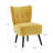 Dechane 22.5" Modern & Contemporary Accent Chair with Velvet Fabric Upholstery, Button-Tufted Back, Foam Over Pocket Coils-402776195