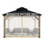 Moustiquaire pour pavillon de jardin Aoodor-109048729-95272006