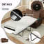 Canapé-lit 57,9 po avec matelas à mémoire de forme simple avec deux ports USB pour les espaces de salon-1838471186
