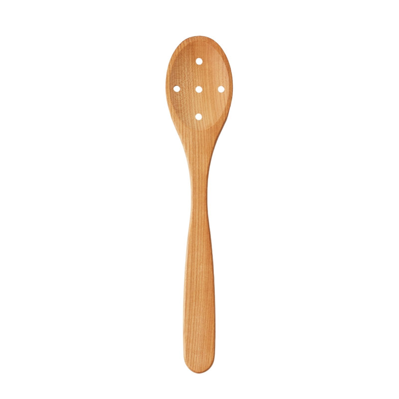 Euro Slotted Spoon - Cherrywood