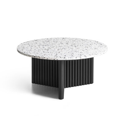 Modern Faux Marble Round Coffee Table