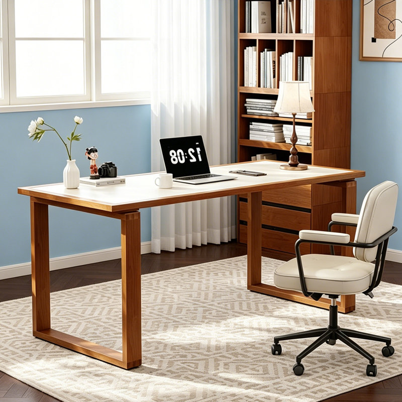 Bureau d'étude simple et moderne, H 29,92 po x l 62,99 po x P 27,56 po