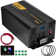 Pure Sine Wave Inverter 3500 Watt Power Inverter, DC 12V to AC 120V Car Inverter, with USB Port LCD Display Remote Controller and AC Outlets (GFCI)