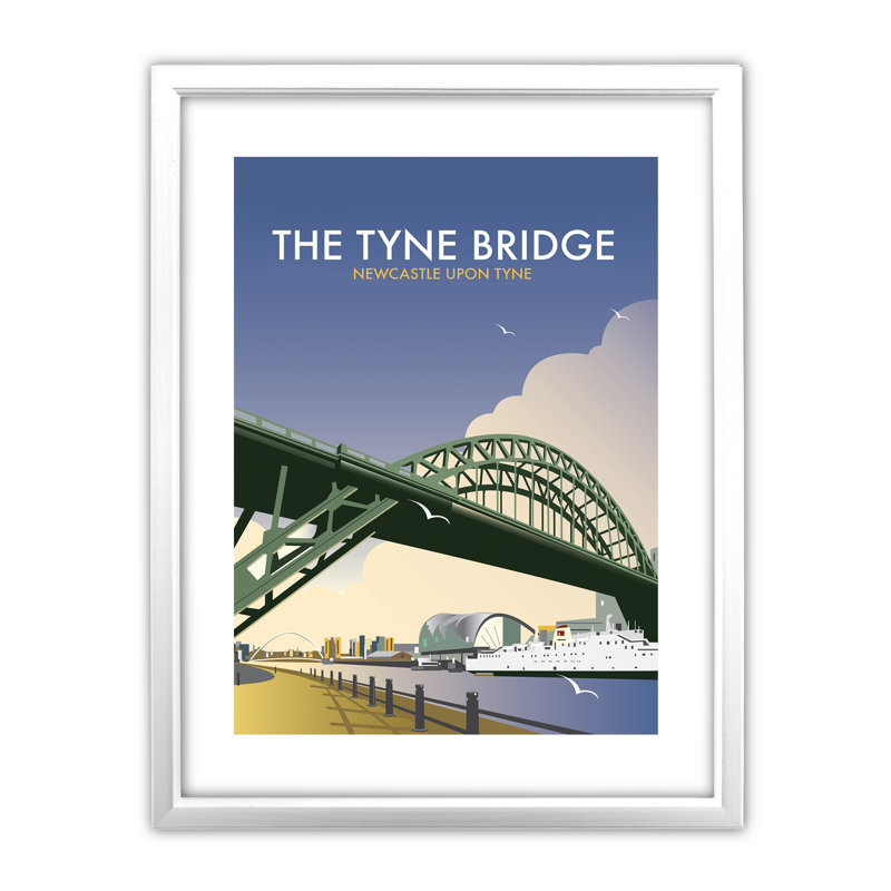 Dave Thompson - Single Picture Frame Print on Canvas, White